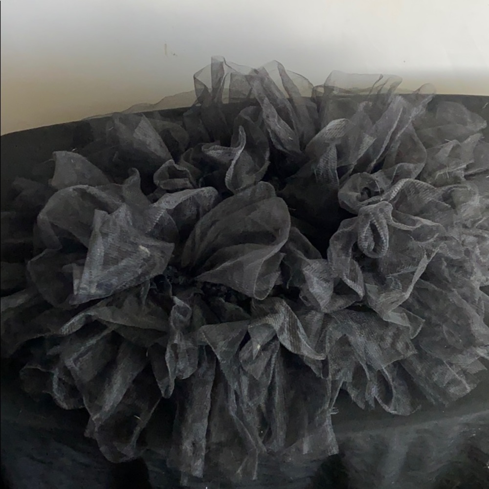 Spirit Halloween black tulle skirt. Black swan tutu